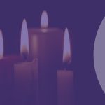 Candles representing candlelight vigil